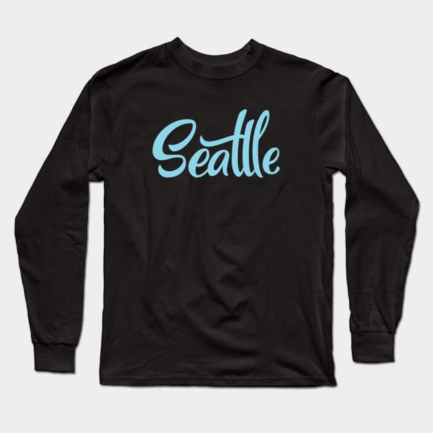 Seattle Long Sleeve T-Shirt by ProjectX23Red